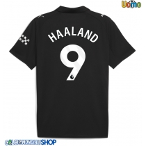 Maglie da calcio Manchester City Erling Haaland #9 Seconda Maglia 2025-26 Manica Corta